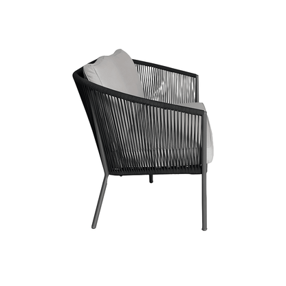 Paia Outdoor 2 Seater Sofa Dark Gray