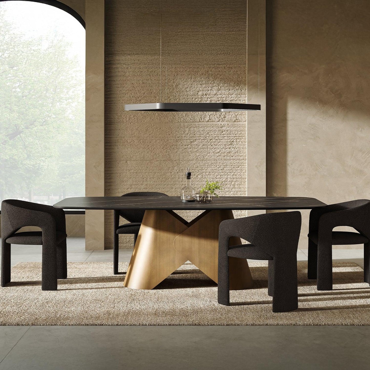 Siena Dining Table Black