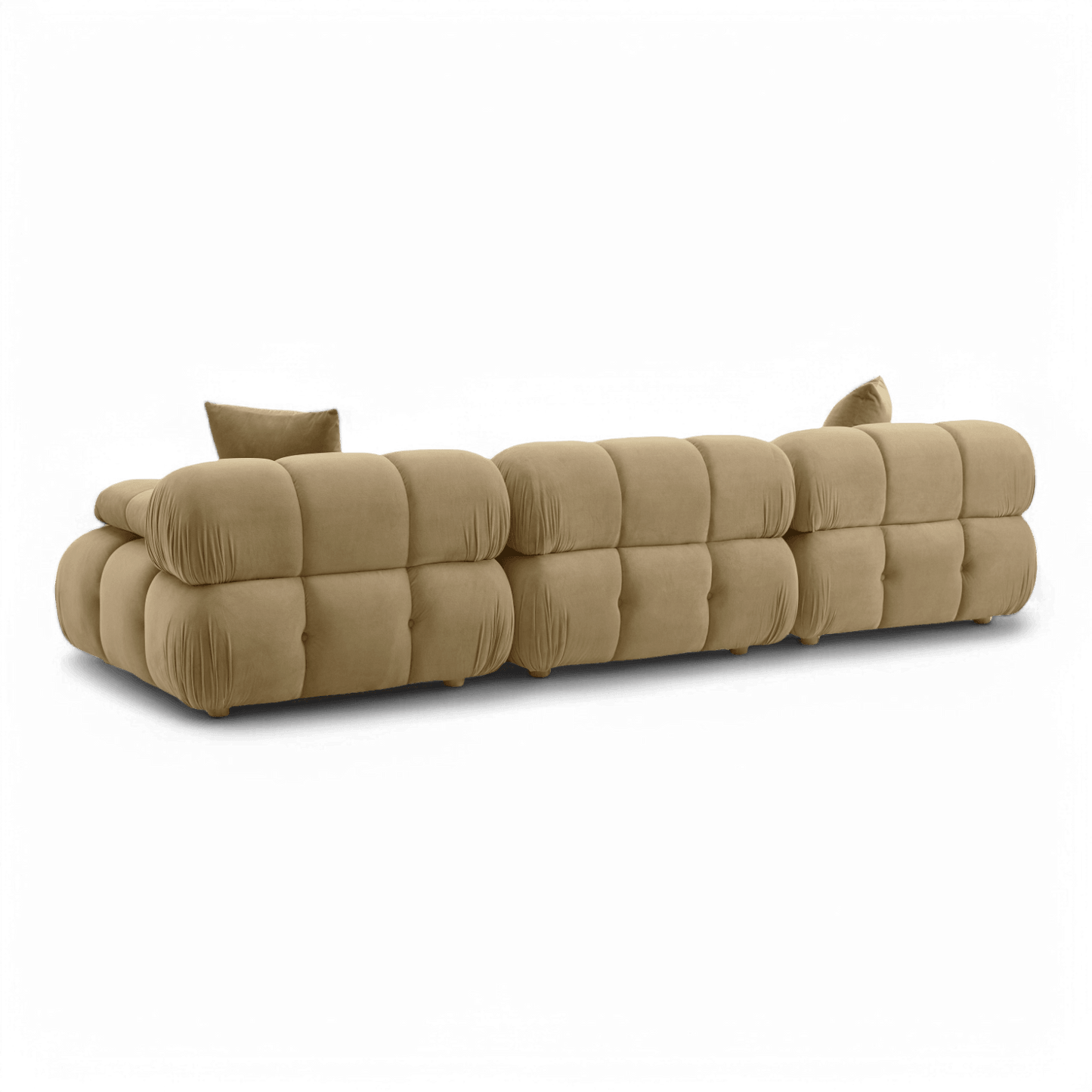 Solace Camel Velvet Modular Sofa