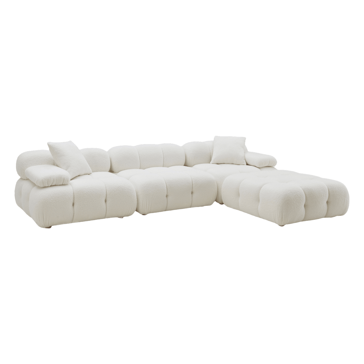 Solace Off White 4-piece Modular Sectional
