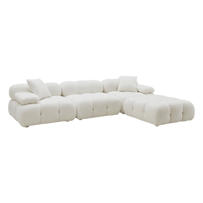 Solace Off White 4-piece Modular Sectional