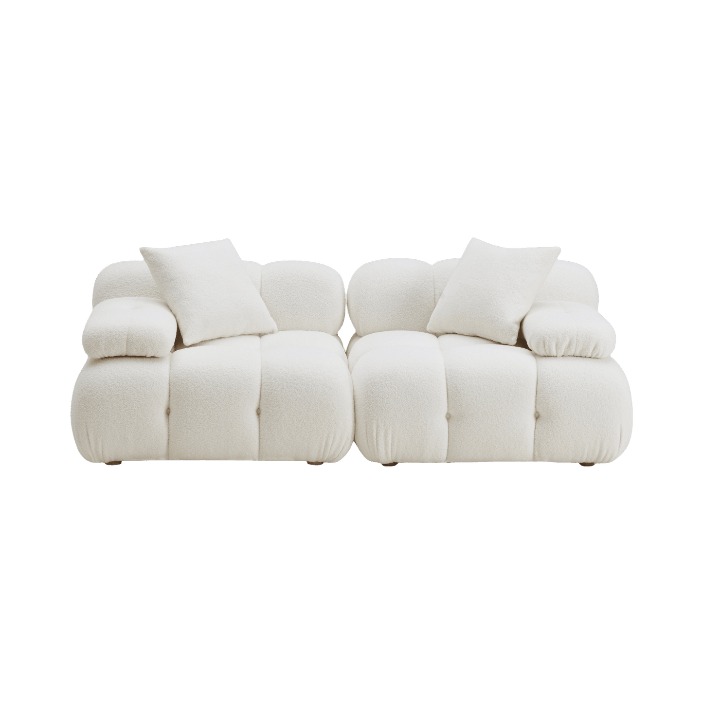 Solace Off White Modular Loveseat
