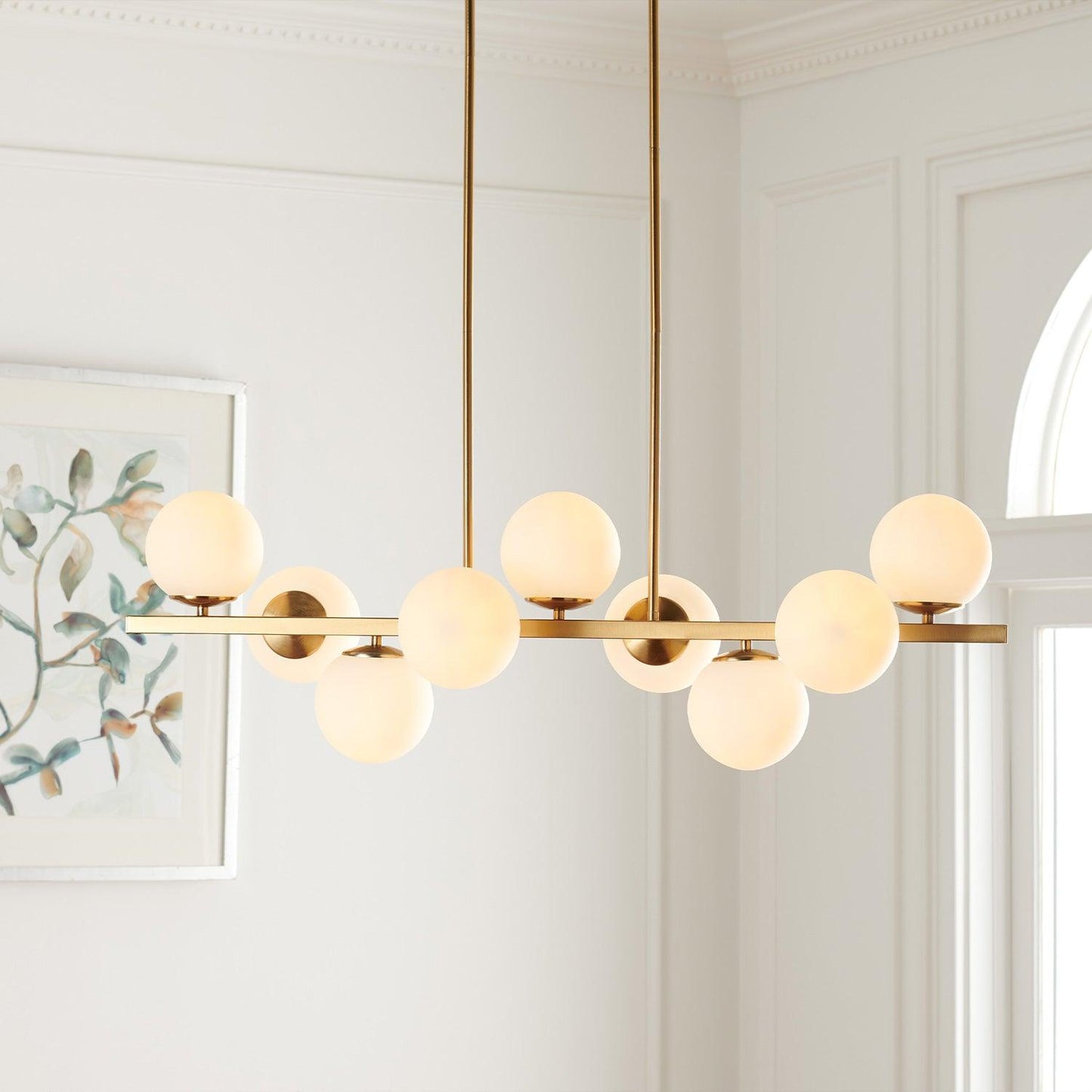 Solara Chandelier Antique Gold