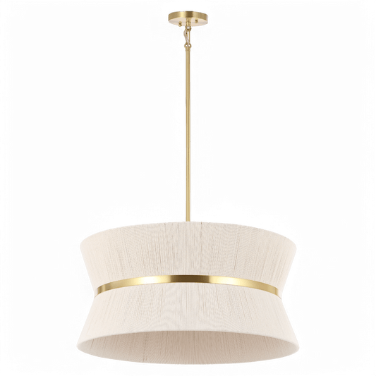 Soleil Chandelier Brass