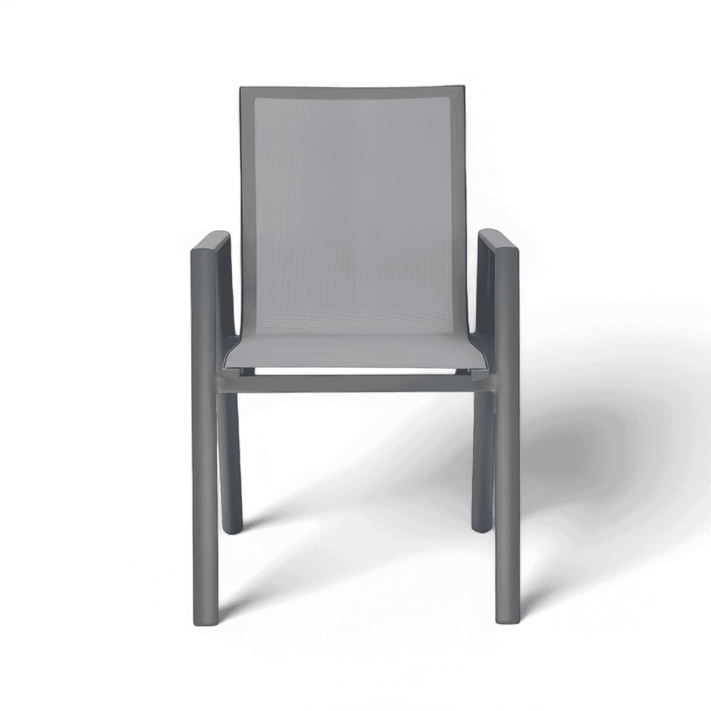 Malta Outdoor Dining Chair Gray
