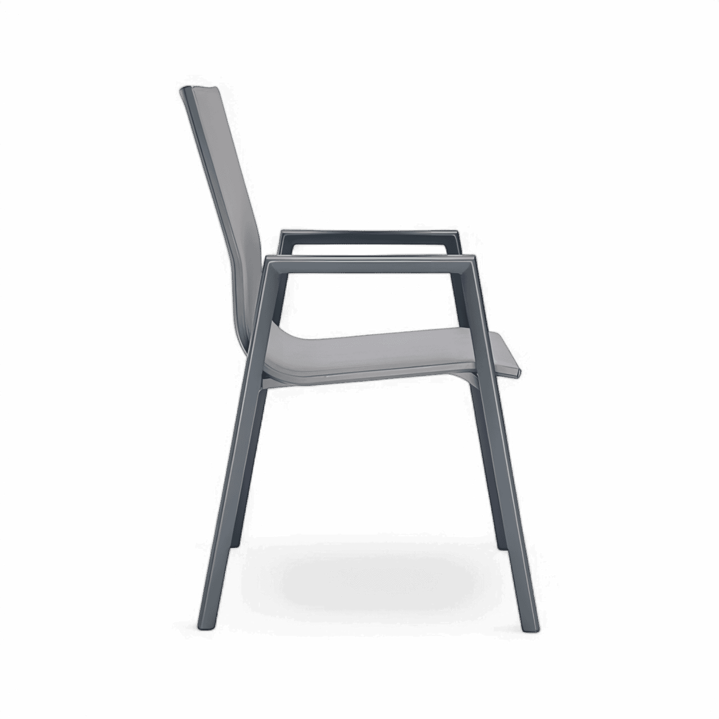 Malta Outdoor Dining Chair Gray