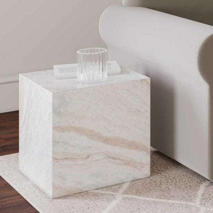 Vittoria Marble Side Table