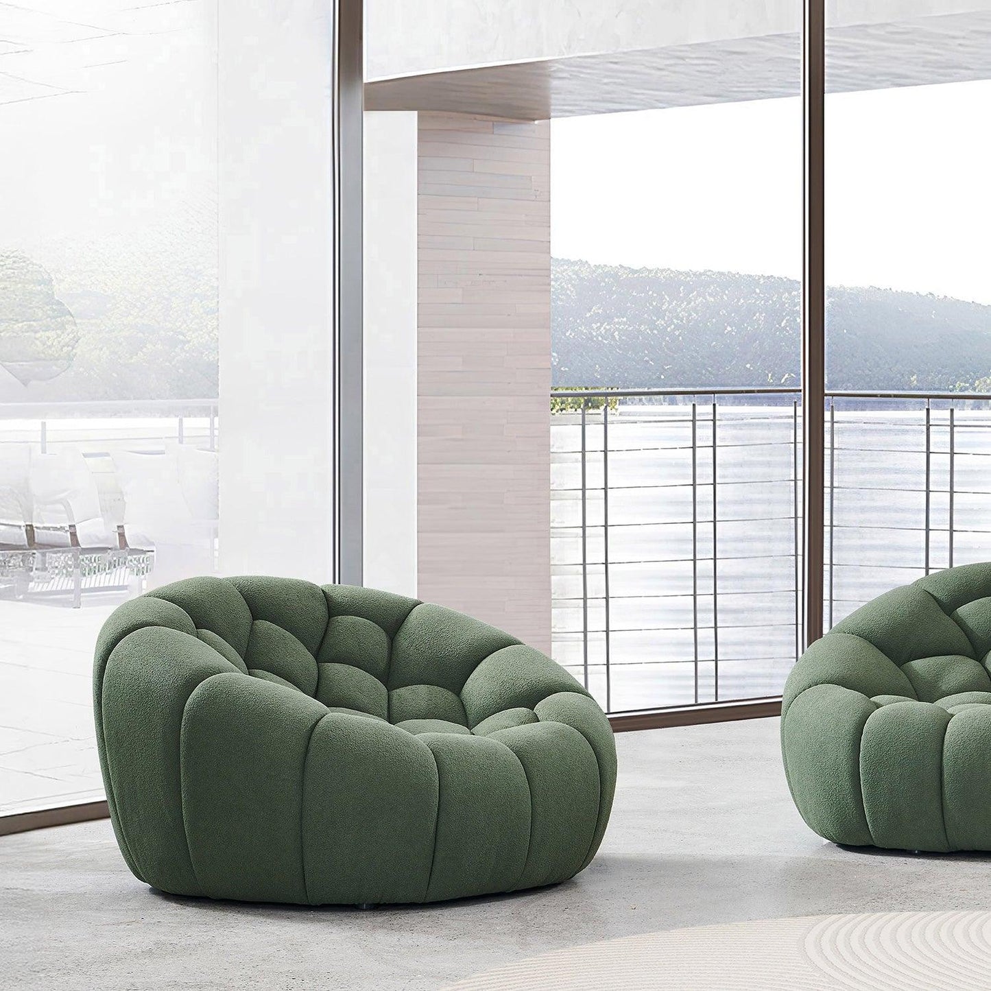 Warby Lounge Chair Green