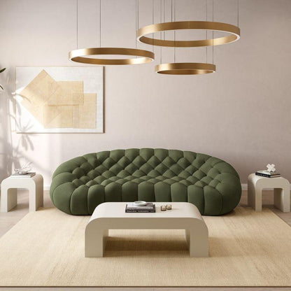 Warby 3 Seater Sofa Green