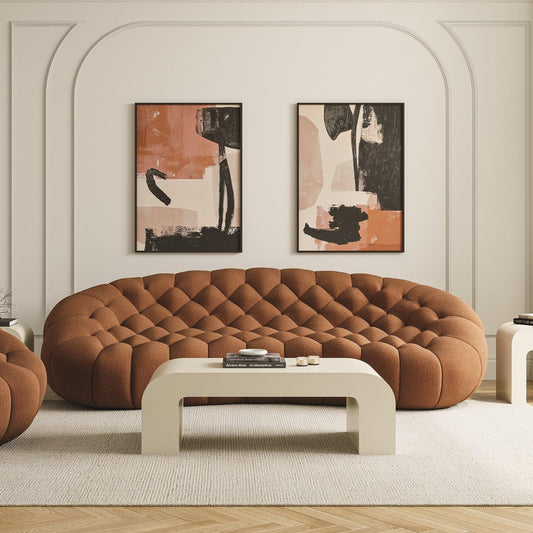 Warby 3 Seater Sofa Terracotta