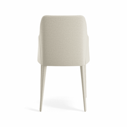 Zeta Dining Chair White Linen