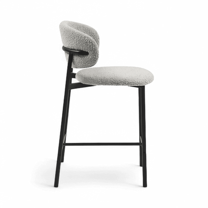 Zoya Counter Stool Gray Boucle